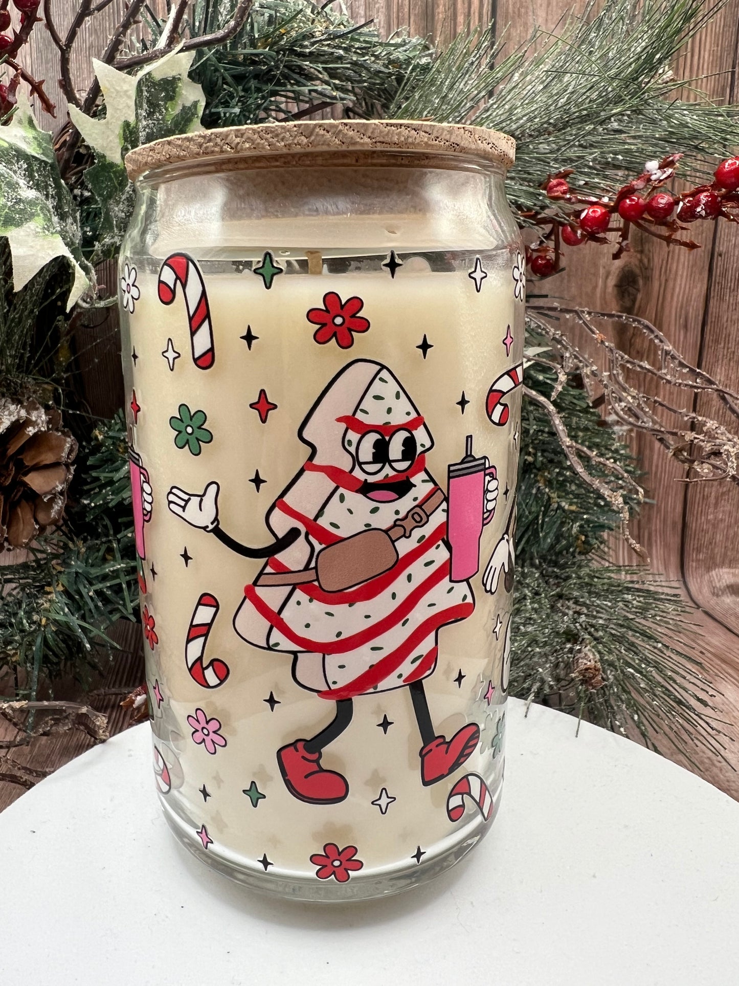 Frosted Sugar Cookies Pint Glass Candle - Little Debbie Candle