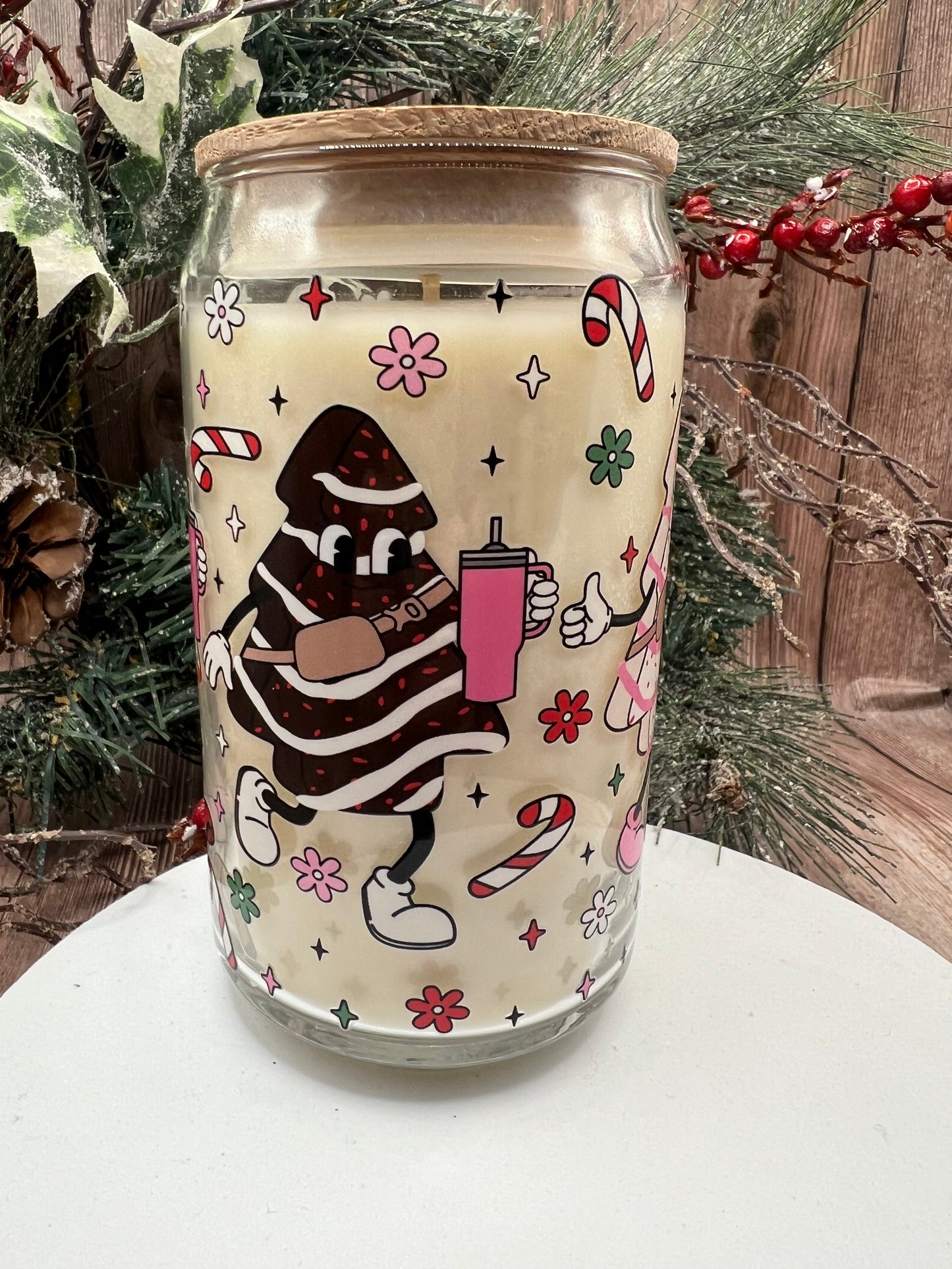 Frosted Sugar Cookies Pint Glass Candle - Little Debbie Candle