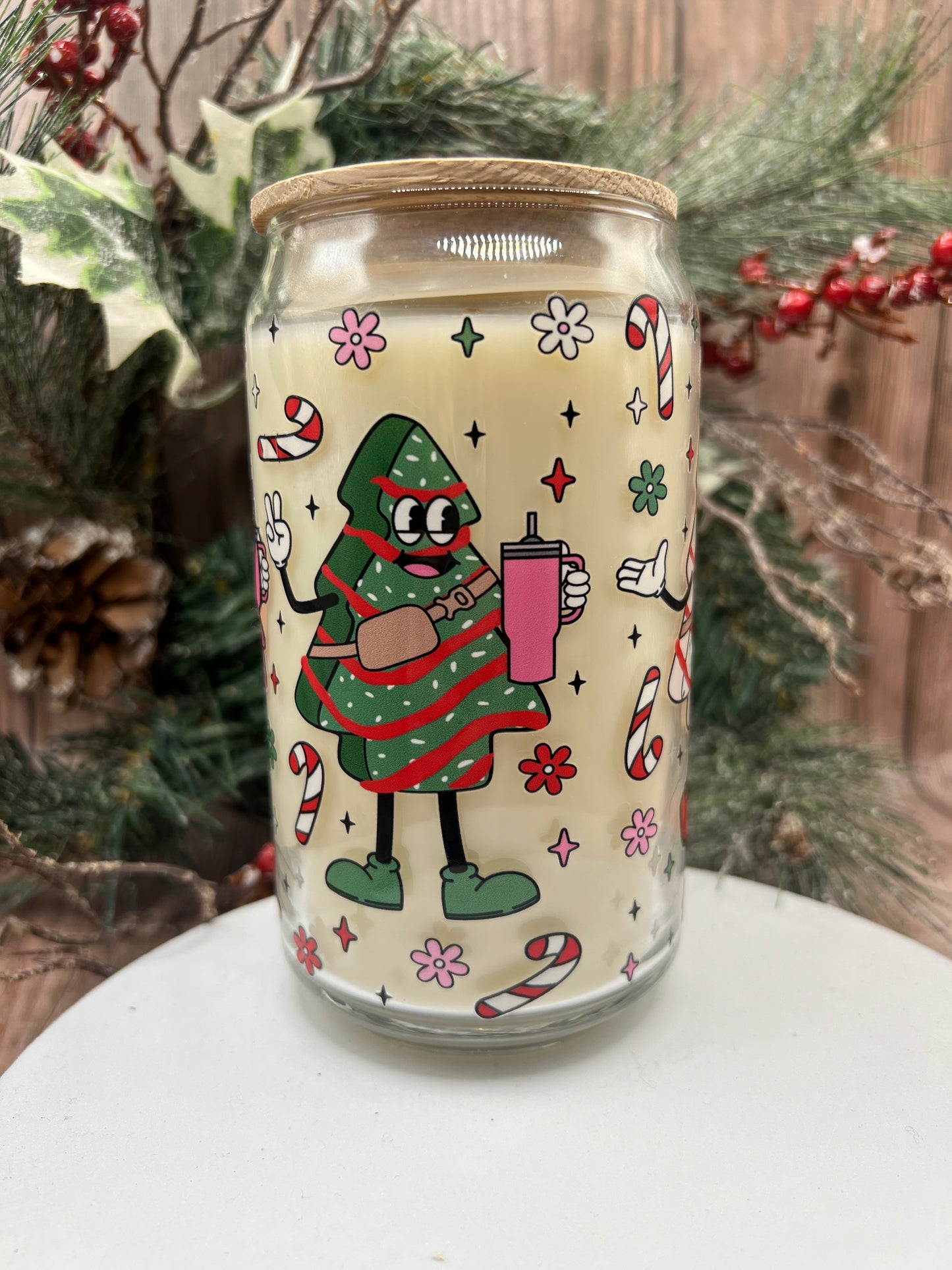 Frosted Sugar Cookies Pint Glass Candle - Little Debbie Candle