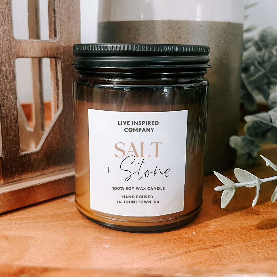 Salt & Stone - 9 oz. Candle