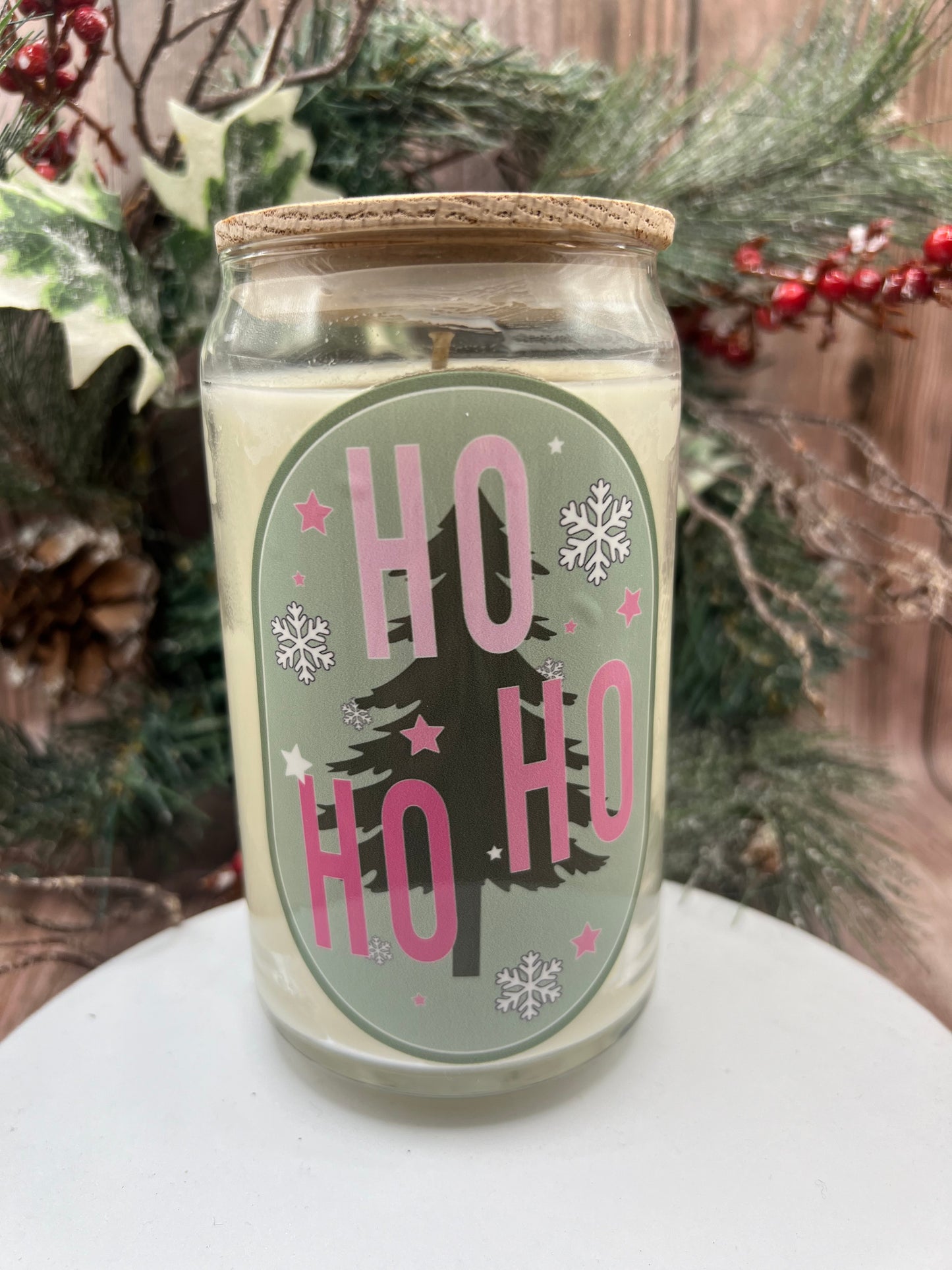 Vanilla Eggnog Pint Glass Candle