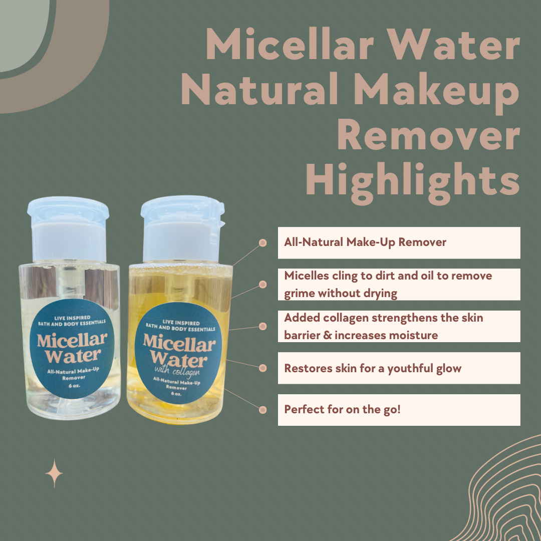 Micellar Water All Natural Make-Up Remover