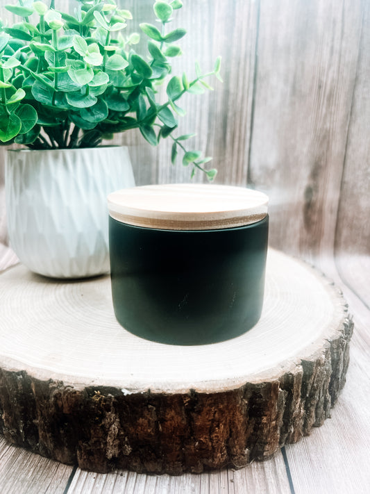 Black Mini Modern Ceramic Candle