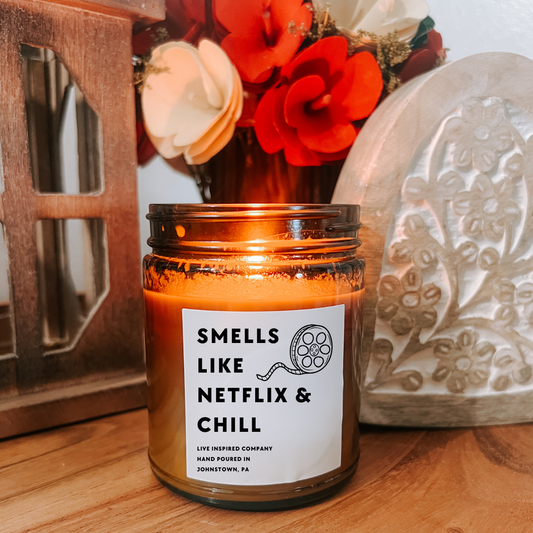 Smells Like Netflix and Chill - 9 oz. Candle