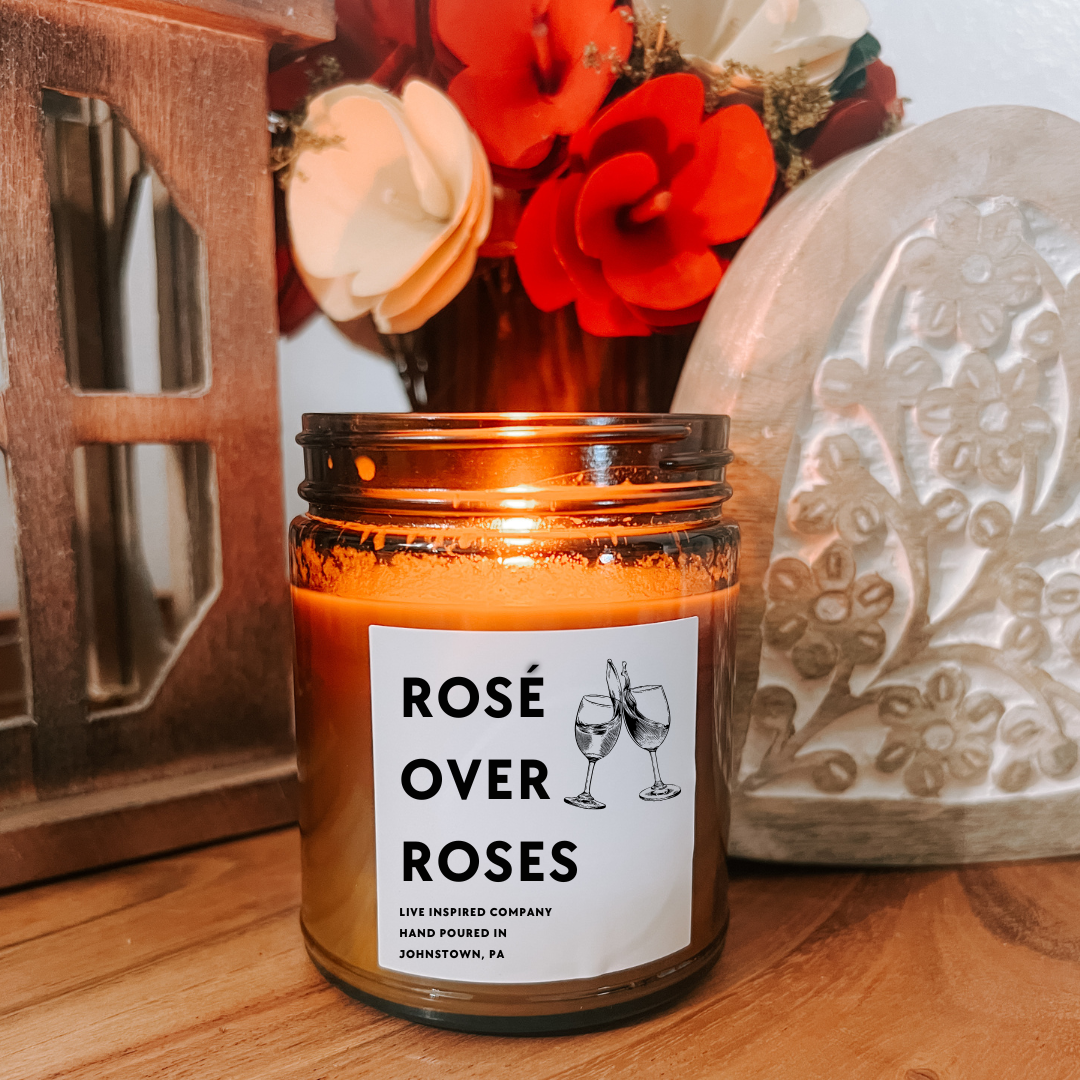 Rose over Roses - 9 oz. Candle